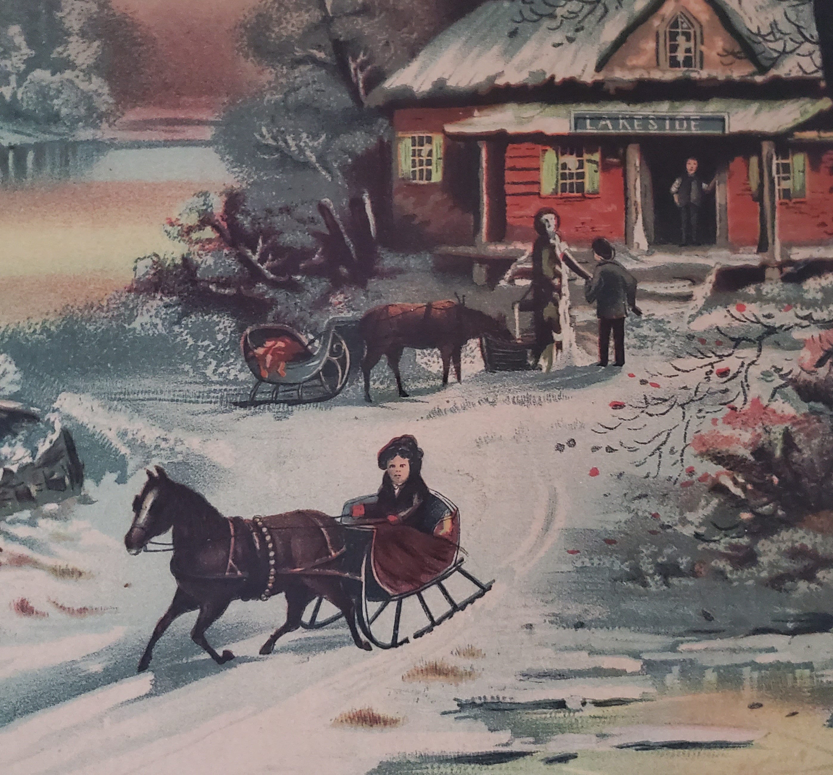 1897 J. Hoover & Son Antique Chromolithograph 