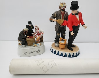 Emmett Kelly Jr. Autographed Collector Set