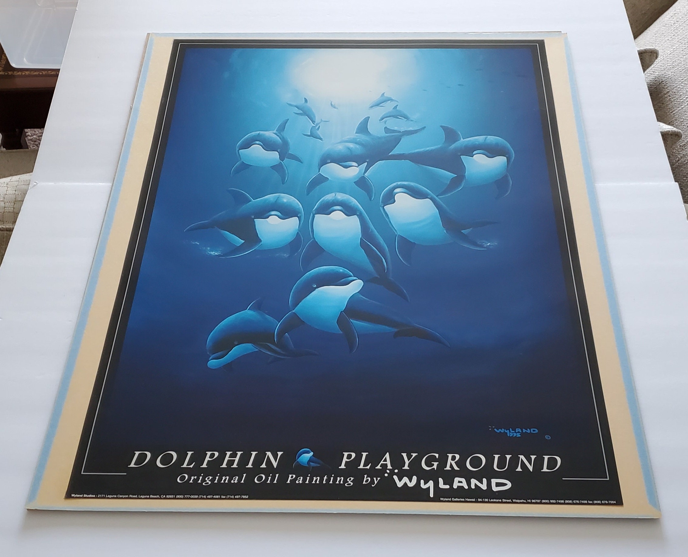 Wyland Signed Poster 