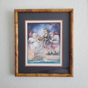 1986 Tom Brittain Litografía de edición limitada firmada y numerada &quot;Nueva Orleans&quot;