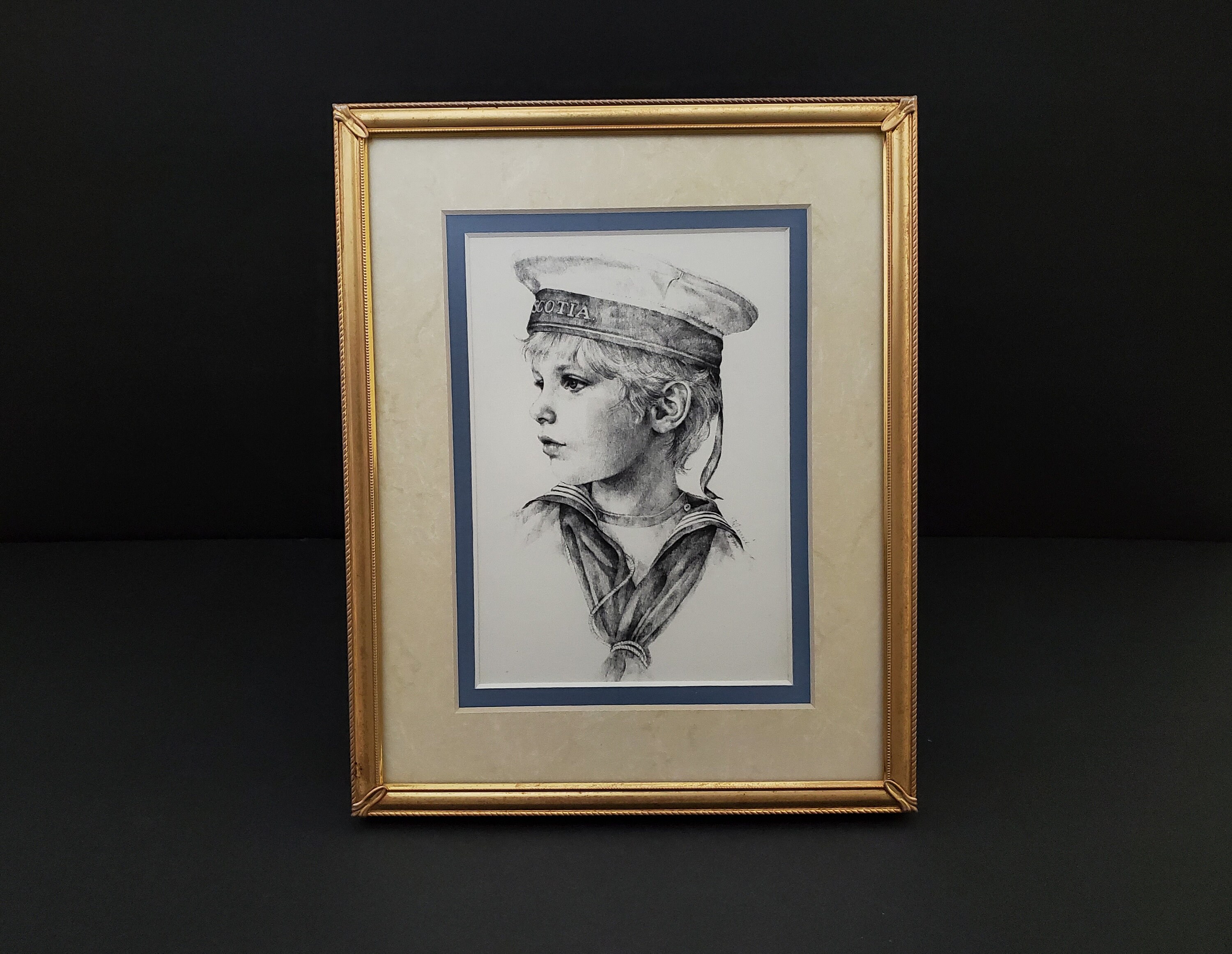 1989 "Ethan" Young Sailor Print, The Cherish Collection, Springfield MO