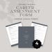 Career Assessment Form Template for Career Coaches, Career Evaluation, Editable Form, Printable ...