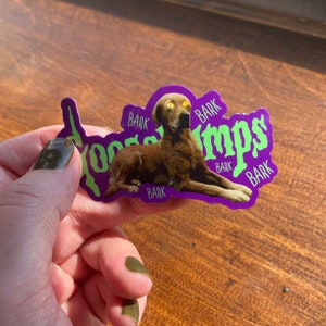 Goosebumps Sticker Dog Die-Cut