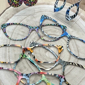 Colorful Animal print magnetic tops