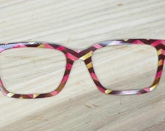 Chevron Eyewear Toppers for Interchangeable Magnetic Glasses