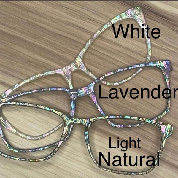 Adorno para gafas de abulón real