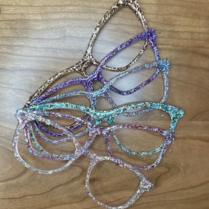 Glitter Tops - 70 colors Clear base