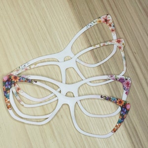 Surmatelas Floral Edge pour lunettes magnétiques interchangeables