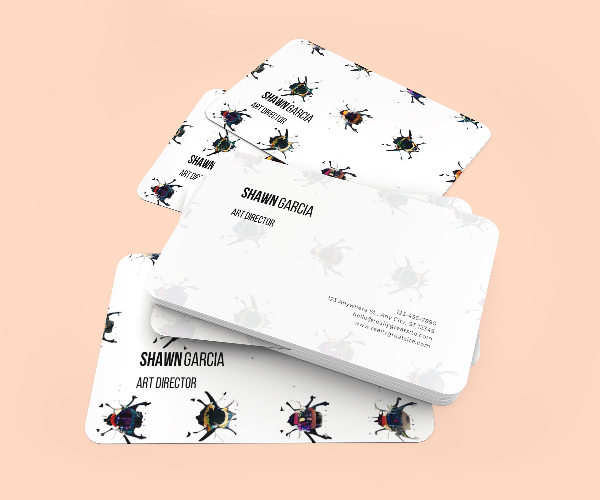 Business Card Template, Digital Download, Business Stationary, Calling