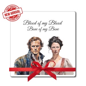 Outlander Magnet: Jamie und Claire heiraten Aquarell Kunst