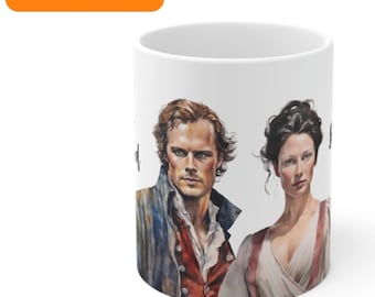 Jamie and Claire - Ceramic Blood of my Blood Mug | Jamie and Claire Wedding Vows Cup