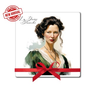 Claire Fraser &#39;La Dame Blanche&#39; Magnet: Outlander Watercolor Art