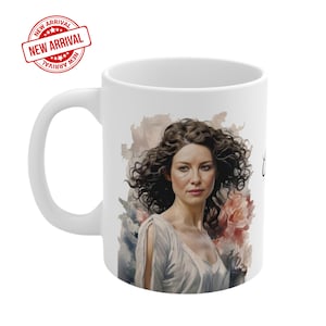 Claire Fraser Ceramic Mug: Outlander Fan Gift