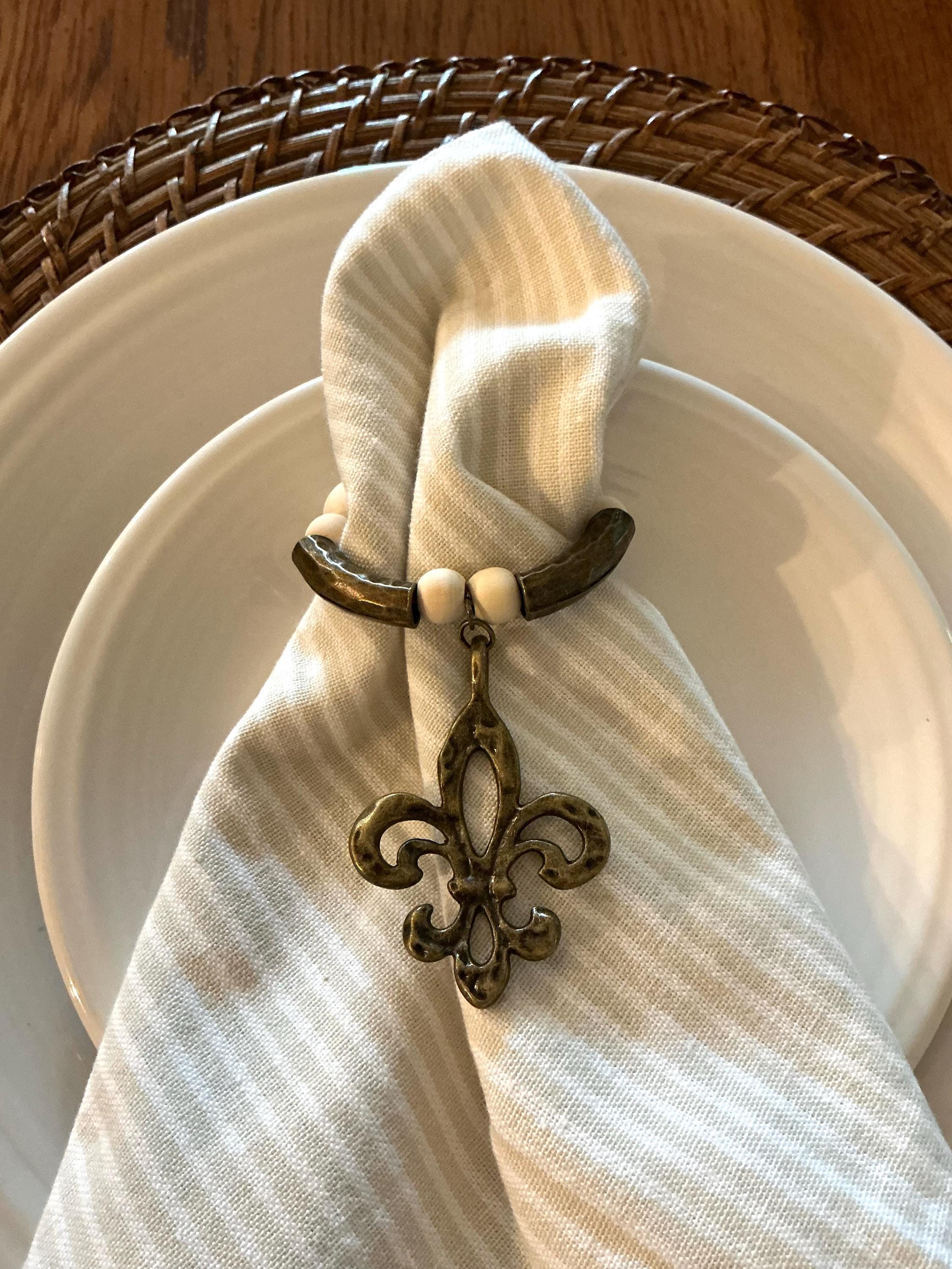 Mardi Gras Beads Napkin Rings - Etsy, image size:2250x3000