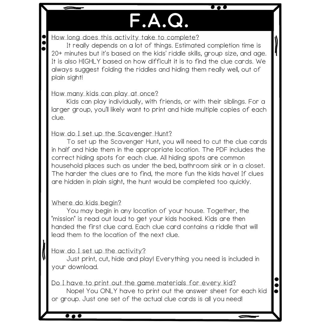 Ostara Theme Scavenger Hunt for Kids Printable Puzzle Game Indoor ...