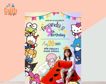 Personalized Birthday Invitation | Circus Birthday | Custom Invites | Kids Party | Children Invitation | Birthday Party