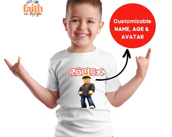 Kid's customizable Roblox Tee