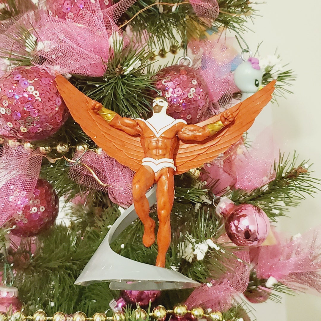 Christmas Tree Ornament Disney Marvel Action Figure the Falcon the
