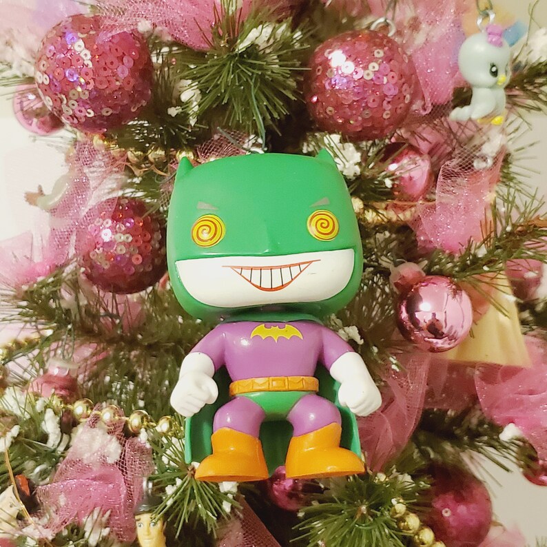 Christmas Tree Ornament Funko Pop Jokerbatman 65 Heroes Loot Etsy