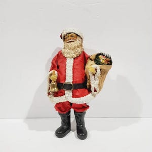 Clothtique by Possible Dreams Santa with Sack of Toys 1988