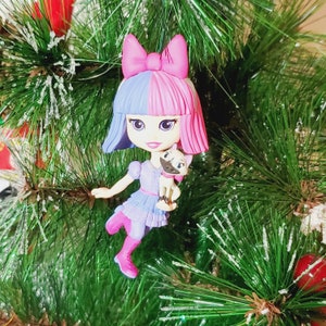 Christmas Tree Ornament Loyal Subjects Wave 2 For Keeps Fashion Doll “London” With Puppy