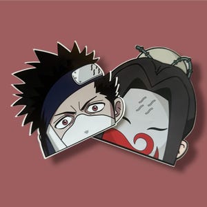 Hidden Mist Duo Peeker Sticker Bundle – Premium Anime Waterproof Vinyl Decals