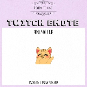 Animated Orange Cat Wave Dance Emote | Twitch & Discord GIF Emote | 28x28, 56x56, 112x112 Sizes