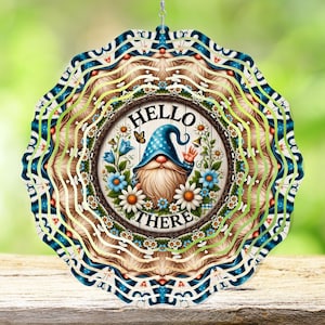 Gnome Wind Spinner: Whimsical 3D Kinetic Garden Art