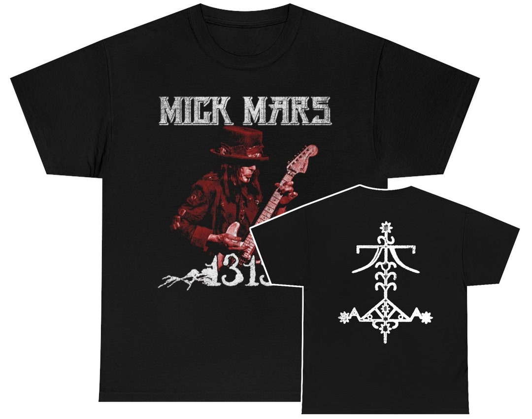Mick Mars of Motley Crue 1313 With Logo on Back Double Sided Etsy