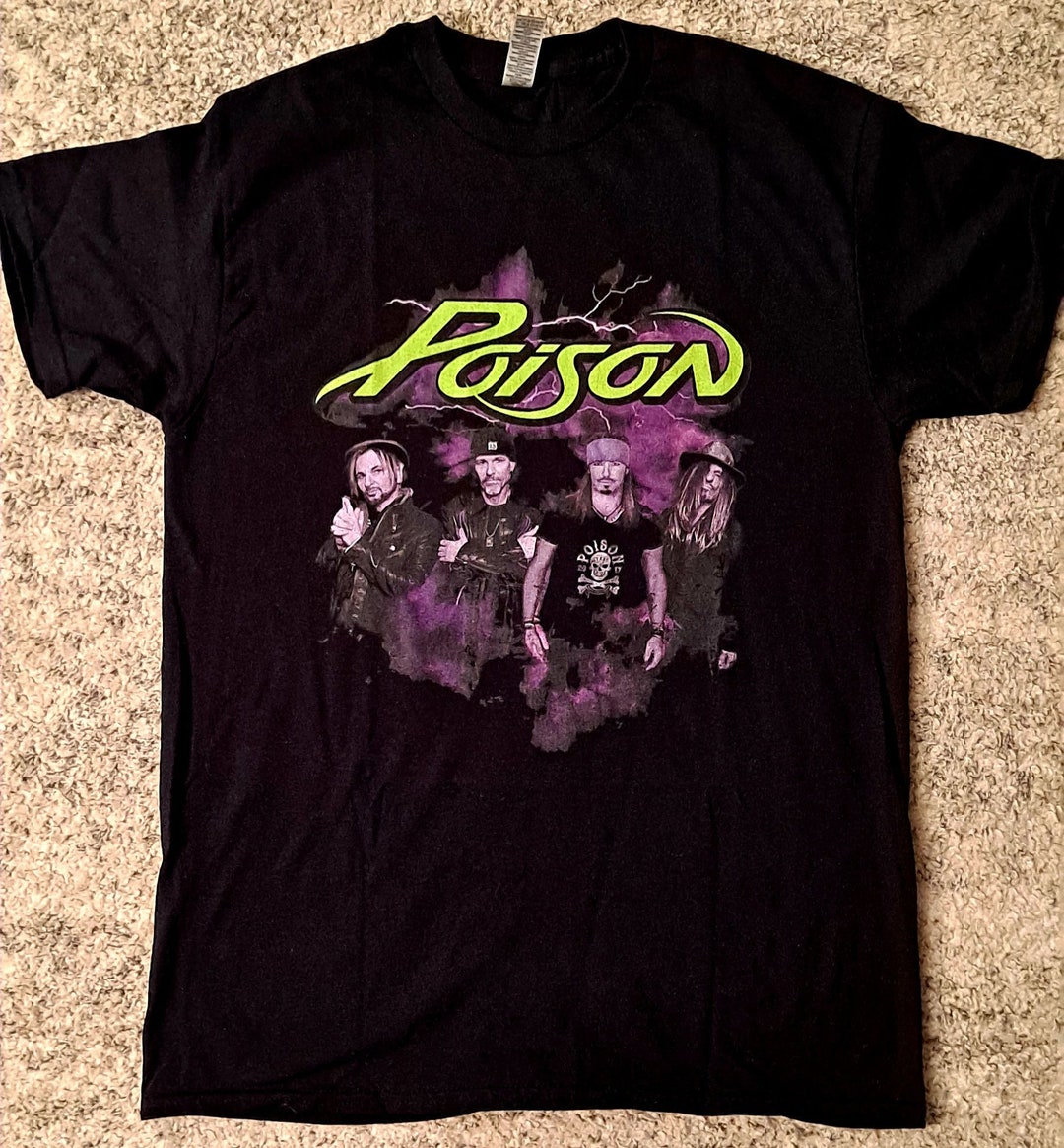 poison stadium tour shirt