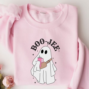 Halloween Ghost Sweatshirt, Boo Jee Shirt, Boo Shirt, Spooky Ghost Hoodie, Spooky Season Ghost Sweater, Spooky Vibes Shirt, Halloween Gifts