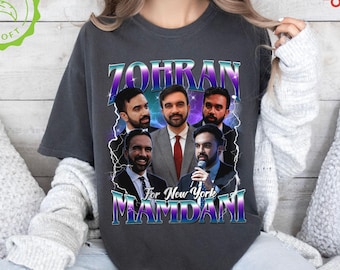 Comfort Colors® Zohran Mamdani Rap Bootleg Shirt - Liberal Newyorker Mayor Campaign Tee