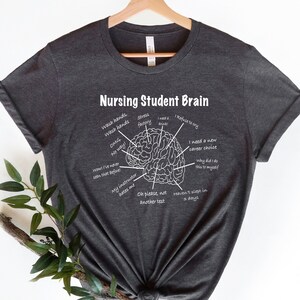 Nursing Student Brain Shirt, RN CNA Tee