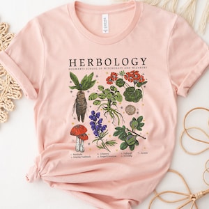 Herbology Plants Shirt, Herbology Shirt, Gift For Plant Lover, Botanical Shirt, Plant Lover Shirt,Plant Wizard Pottery Shirt,Gardening Shirt