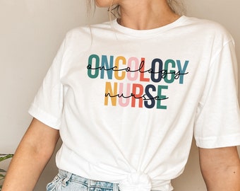 Camiseta de enfermera oncológica, camiseta de concientización sobre el cáncer