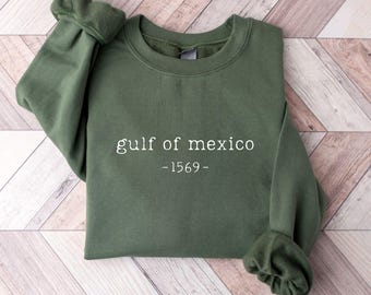 Gulf of Mexico Sweatshirt, Beach Vacation Hoodie