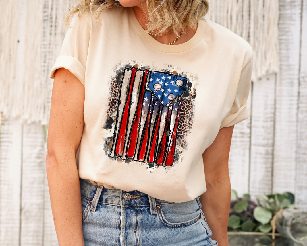 Baseball Flag Shirt, Patriotic Baseball Shirt, American Flag Shirt ...