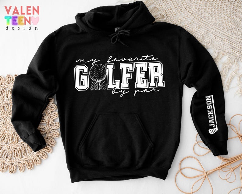 Sudadera personalizada Golf Mama, Mi golfista favorito por par imagen 6