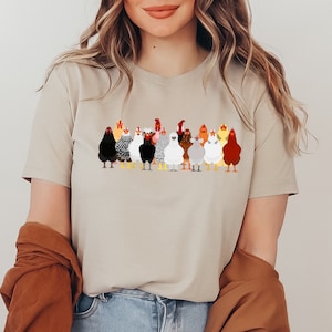 Chicken Shirt, Women Chicken Shirt, Love Chickens, Animal Shirt, Mothers Day Chicken Shirt, Funny Farmer Shirt,Chicken Lover Shirt, Farm Tee