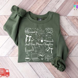 Book Lover Sweatshirt: Bookish Crewneck Sweater, Reader Gift