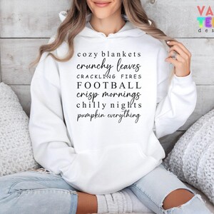 Cozy Season Graphic Sweatshirt - Fall Crewneck Hoodie image 6