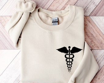 Medical Symbol Sweatshirt, Nurse Hoodie, Doctor Sweatshirt, Nurse Saving Lives, Nurse Gift, Doctor Gift, Hospital Hoodie, Doctor Saving