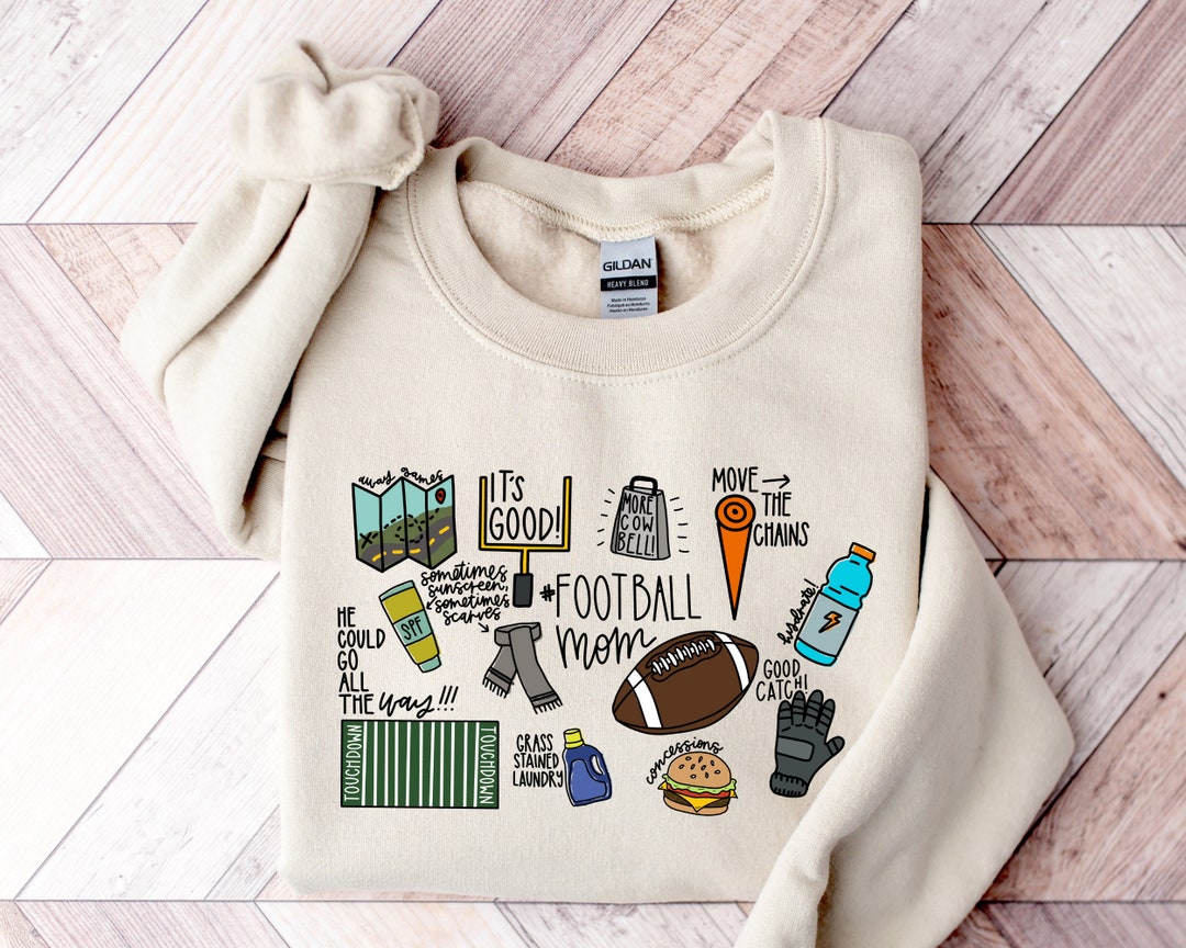 Football Mom Sweatshirt, Football Mama Sweatshirt, Football Mom ...