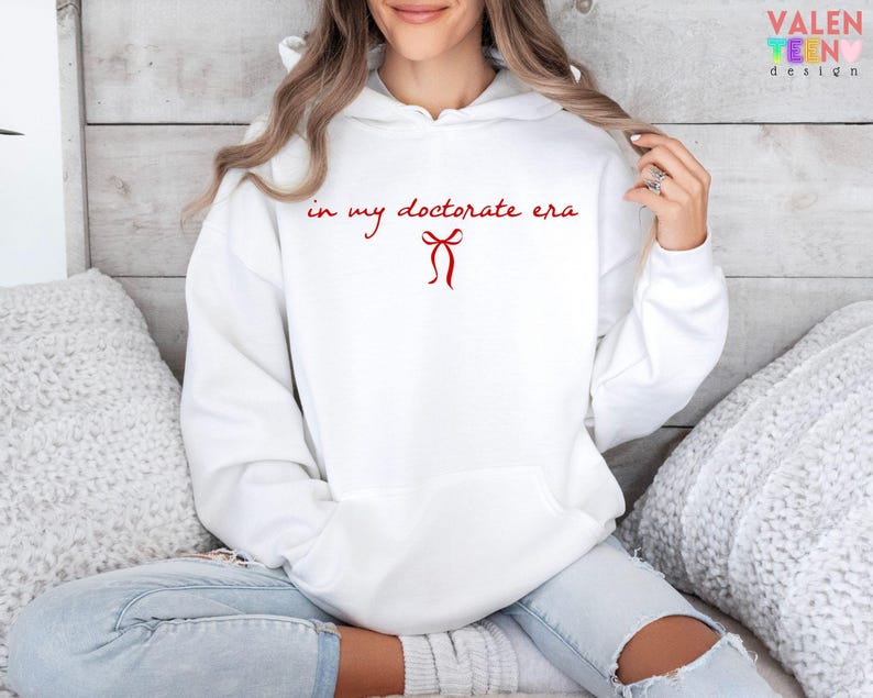 In My Doctorate Era Sweatshirt, PHD Graduation, Doctorate Sweater,Doctoral Graduation Gift,Grad Student Hoodie,Future Doctor,Medical Student image 4
