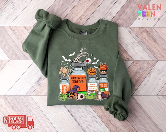 Halloween Nurse Sweatshirt, Spooky Season Witches Nursing Hoodie