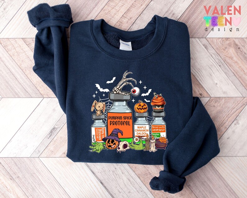 Halloween Nurse Sweatshirt, Spooky Season Witches Nursing Hoodie image 3