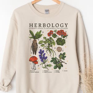 Herbology Plants Sweatshirt, Botanical Gardening Shirt image 2