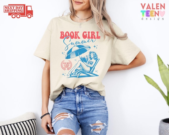 Book Girl Summer Shirt, Book Lover Gift