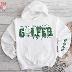 Sudadera personalizada Golf Mama, Mi golfista favorito por par imagen 5