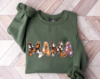 Halloween Mama Sweatshirt, Spooky Season Sweater